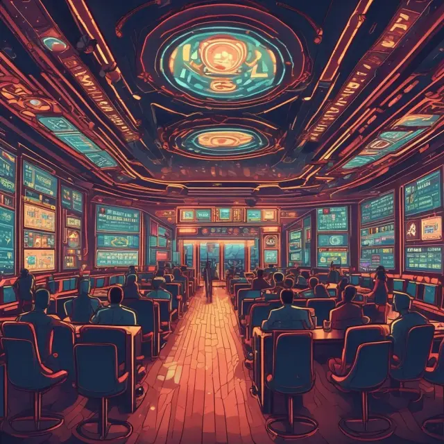 Sleek, modern sportsbook featuring mobile app screens, AI prediction algorithms, a live streaming event, and a blockchain transaction