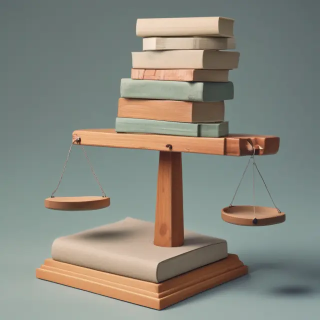See-saw illustrating the balance between booked and billed orders in high-tech industries