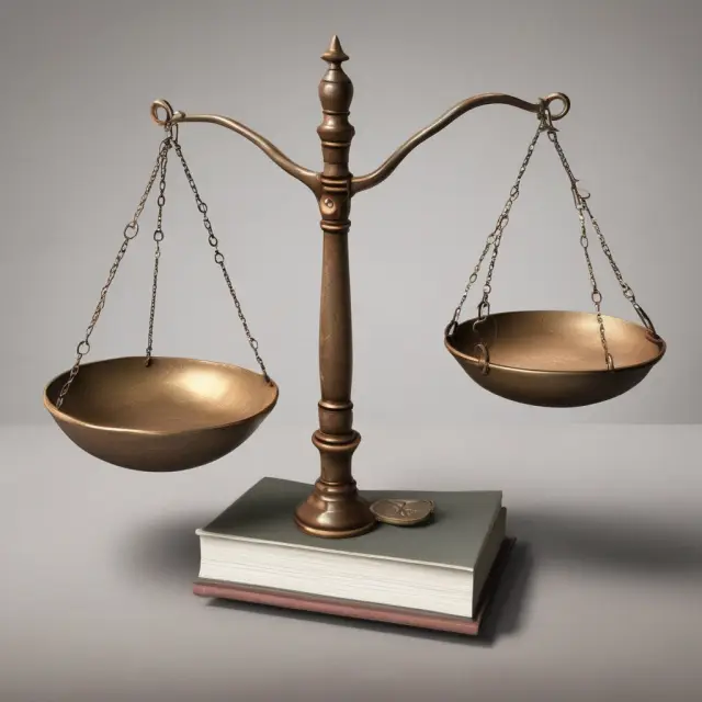 An image of a balance scale comparing net asset value (tangible) to market value (intangible), symbolizing the significance of the book-to-market ratio in evaluating investments.