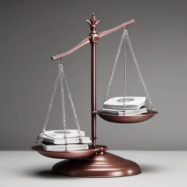 Balance scales tipping between B/M & M/B ratios: Undervalued vs. Overvalued companies