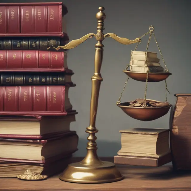Scale with tangible assets (book value) on one side and intangible assets on the other, demonstrating their balance in BVPS calculation