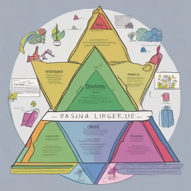 A scalene triangle symbolizes triple-bottom-line reporting