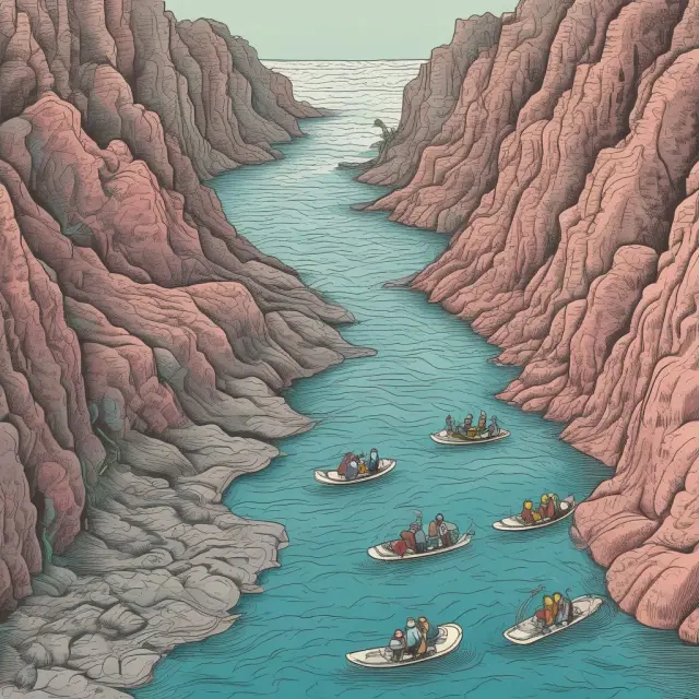 A river carries away skilled employees as a once flourishing business struggles to retain its talent