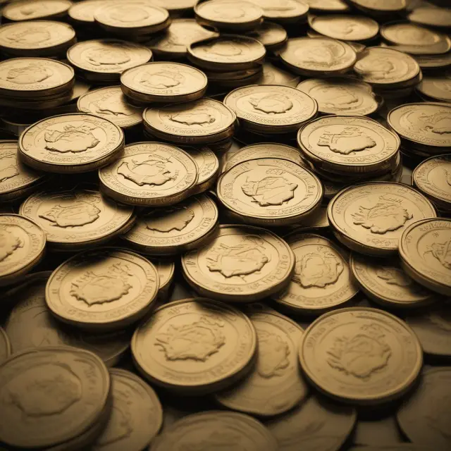 Institutional investors nurturing brand loyalty among customers, symbolized by interconnected golden coins