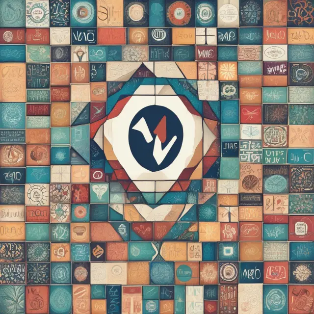 Image of interlocking puzzle pieces representing logo, messaging, and values forming a cohesive brand identity