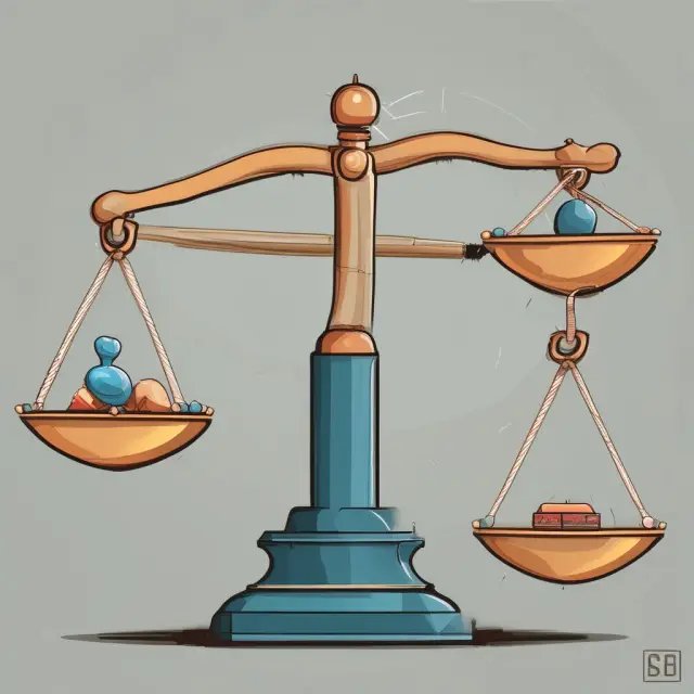 Scales in equilibrium: Financial Analysts, Investors, and Stock Traders use break-even analysis to balance costs and sales, ensuring profitability.