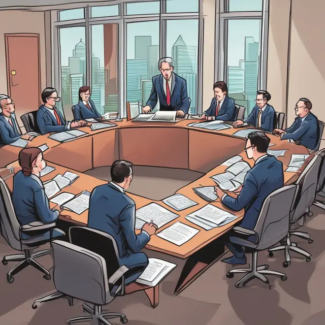 Scene depicting the SEC, FINRA, and state securities regulators overseeing broker-dealers through financial oversight and licensing requirements