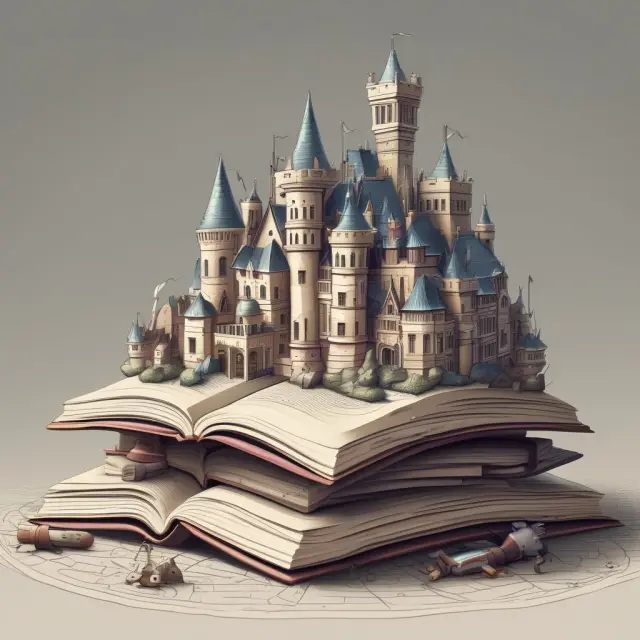 An open book symbolizing transparency reveals a traditional castle-like broker with high fees versus a modern digital house with lower costs