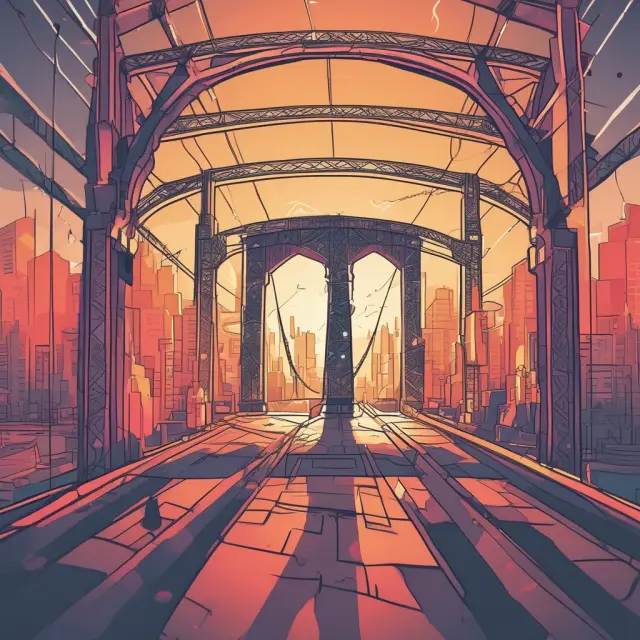 Bridge linking consumers to businesses through an online marketplace