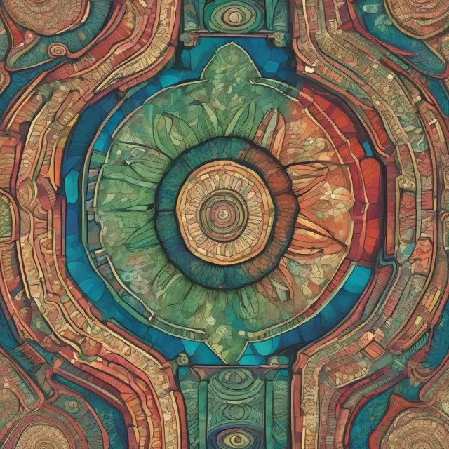 A kaleidoscope reflecting financial data, revealing intricate patterns of budget variances