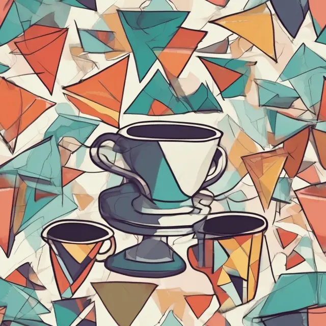 Visualization of common bull market patterns: The Cup and Handle, Bull Flag, Bull Pennant, and Ascending Triangle