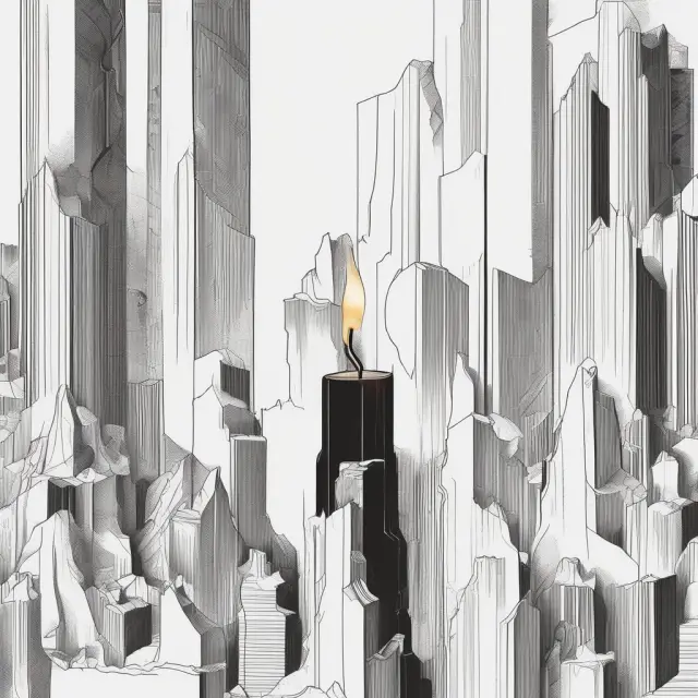 Black candlestick engulfed by a larger white candlestick, representing a bullish engulfing pattern in stock trading