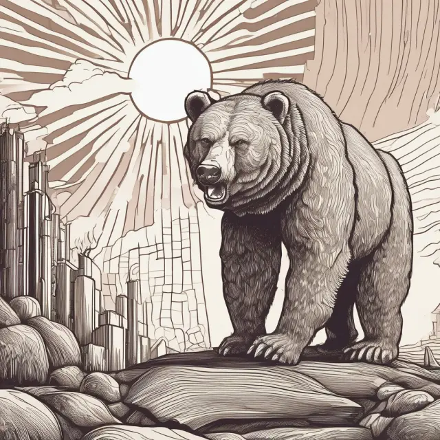 Red bear candle engulfed by a large white sun candle - Bullish Engulfing Pattern symbolizing potential market reversal