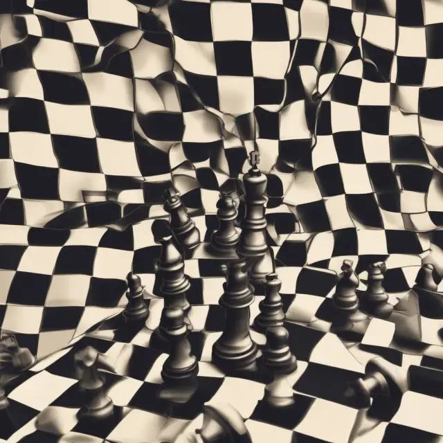A bull call spread investor playing chess against market conditions, using strike prices and expiration dates to maximize profits