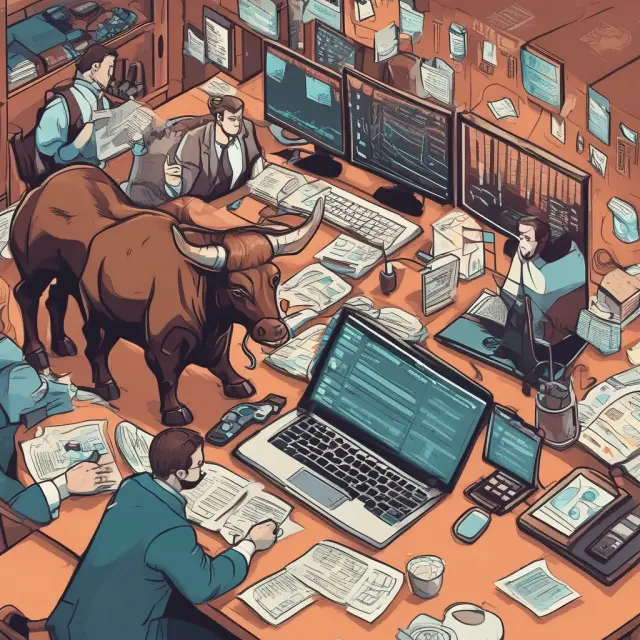 Marketplace image featuring the exchange of bull call spreads and bull put spreads between traders