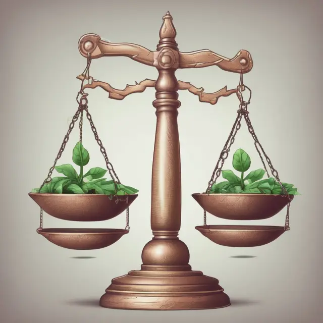 Two sets of scales depicting a balance between cost structure and company growth, illustrating the vital impact on a startup