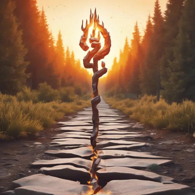 A burning torch symbolizing a startup