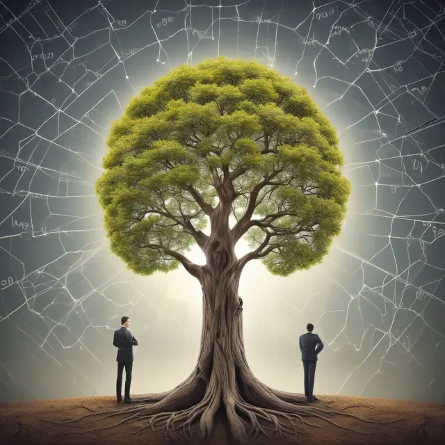 Image of a stylized tree bursting with economic knowledge and skills, its roots intertwined with NABE and SPE logos
