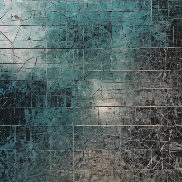 Mosaic of broken glass symbolizing business scandals, with ethics symbols emerging as a reminder of crucial lessons learned.