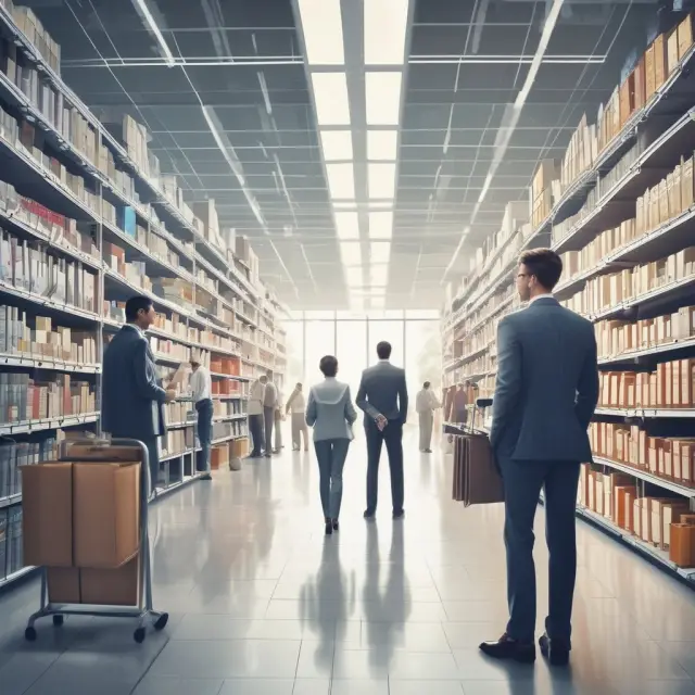 Infographic illustrating how data analytics revolutionized retail (Walmart), finance (JPMorgan Chase), and healthcare industries