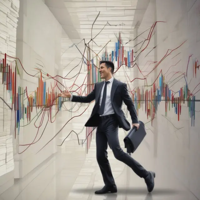Two dancers represent leading and coincident economic indicators in sync during an economic expansion.