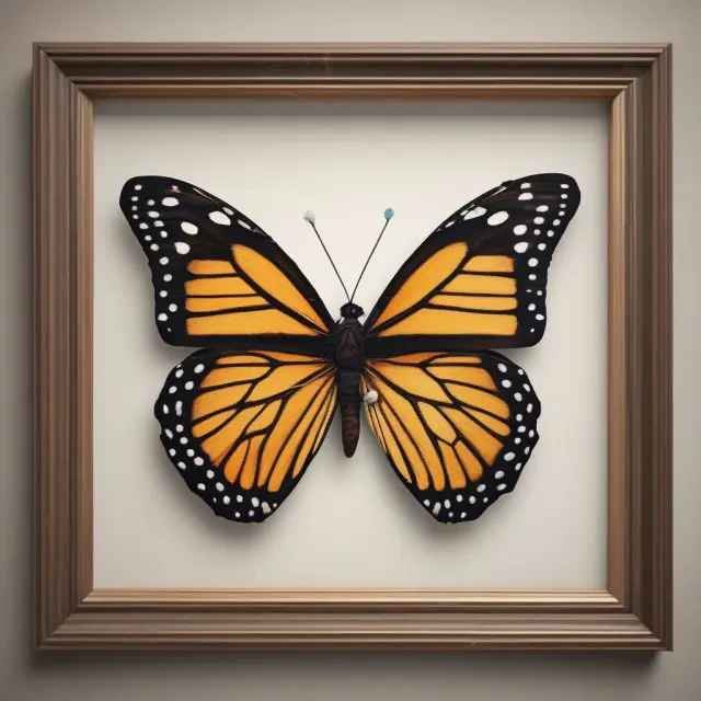 An image of butterfly spread wings made of put options, illustrating a limited risk investment strategy in finance.