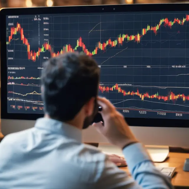 An Elliot Wave theorist analyzing correction trends and considering buying opportunities during a temporary stock market dip