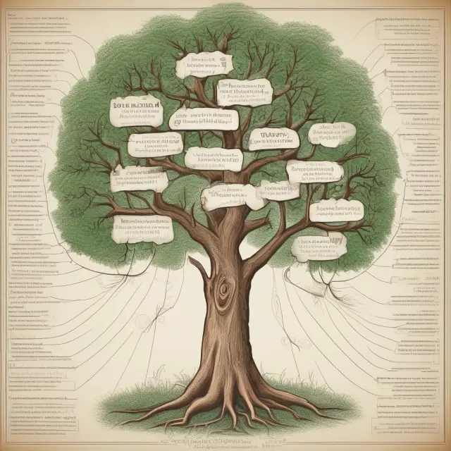 An evolutionary tree representing the growth of buy-and-hold investing from individual ownership to passive management through mutual funds and ETFs.