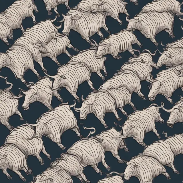 Buy-side institutions, symbolized by bulls, support the stock market through extensive research and investment strategies.