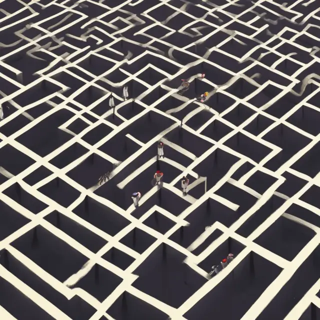 A scene featuring regulatory figures ensuring adherence to reporting requirements, risk management practices, and exchange rules in a maze of options contracts