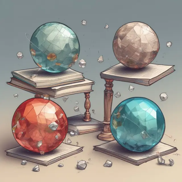 Crystal ball balance sheets showcasing factors like total equity, preferred equity, asset classes, and share buybacks affecting BVPS