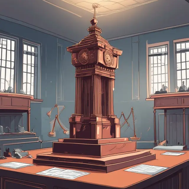An image of government securities being auctioned off in a transparent podium, symbolizing fair pricing and market efficiency