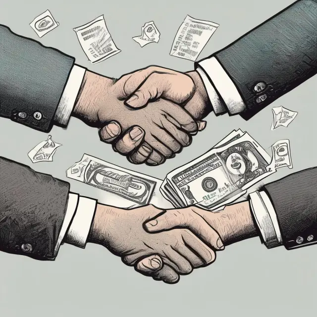 Banks exchanging canceled checks to confirm payment in a transaction