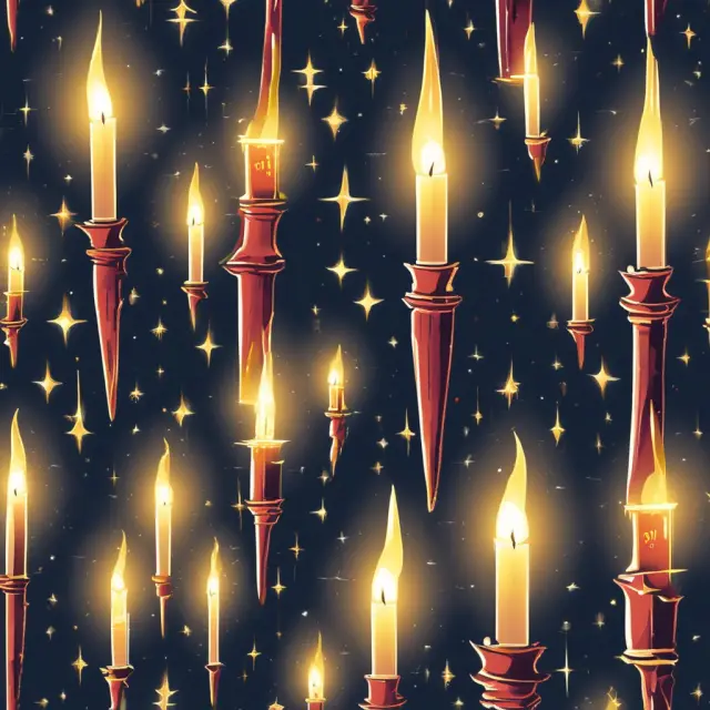 Visualization of candlestick patterns - evening stars and morning stars, guiding traders in understanding market shifts