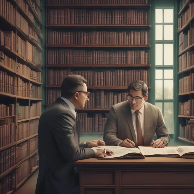 An experienced advisor leads an inquisitive investor through a labyrinth of financial literature representing S&P Capital IQ.