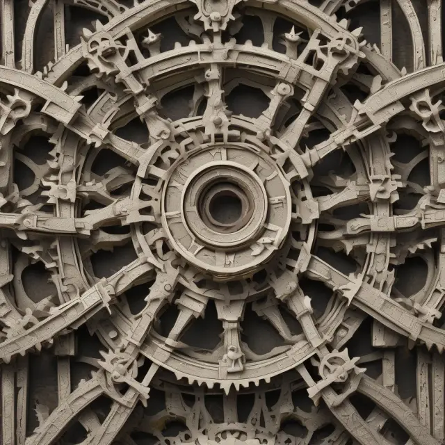 An impressive castle, crafted from intricate interlocking gears, represents the complex planning and execution required for successful capital projects