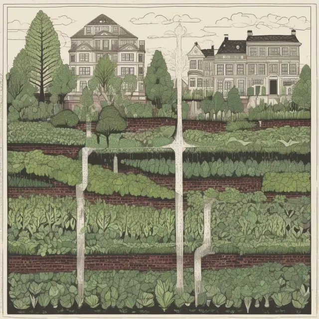 Gardens illustrating working, equity, debt, and trading capital types in business growth