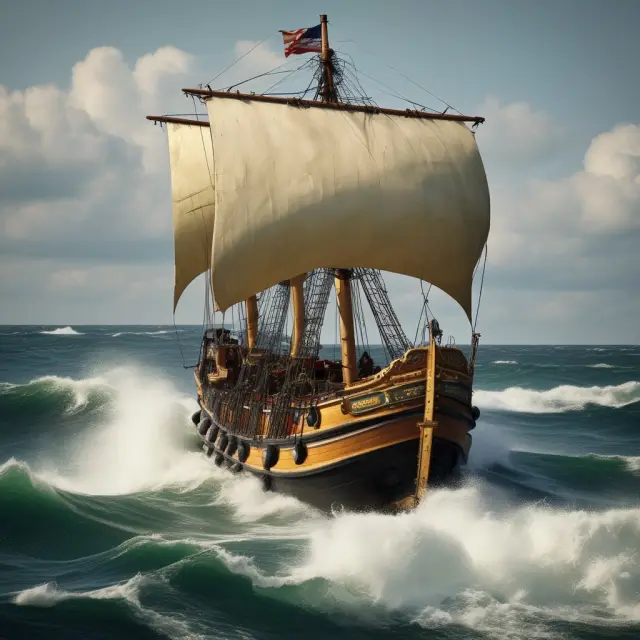 An investor skillfully navigating a boat through calm waters, utilizing both tax-loss harvesting and cost basis adjustment strategies.