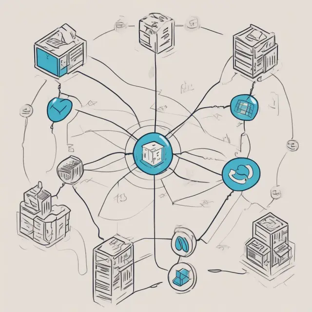 An image featuring two interconnected pools representing Capital Account (assets) and Current Account (goods & services), symbolizing their interdependence in balance of payments.