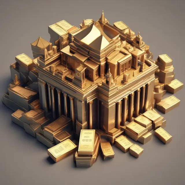Gold fortress safeguarding interconnected banks and their risk-weighted assets