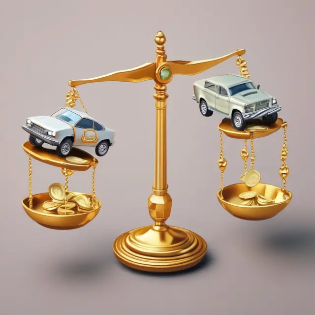 Golden scales balanced with coins symbolizing CAR, dollars representing solvency ratio, and diamonds signifying Tier-1 Leverage Ratio.