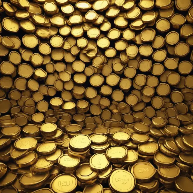 Golden coins streaming through a bottleneck, illustrating increased throughput in Throughput Analysis