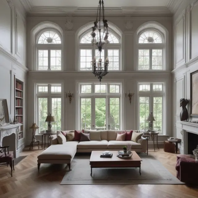 An old, dilapidated house undergoes metamorphosis via capital improvements, showcasing new additions and renovations