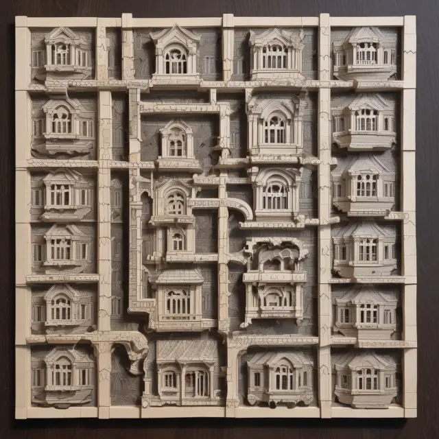 An image of a renovation puzzle with various capital improvement pieces and repair fixes