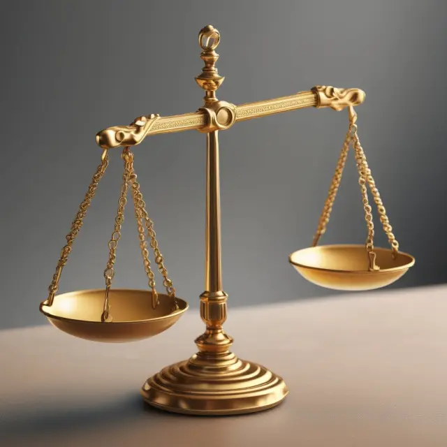 Golden scale with software development on one side and accounting rules on the other, illustrating the balance between capitalizing costs and expenses