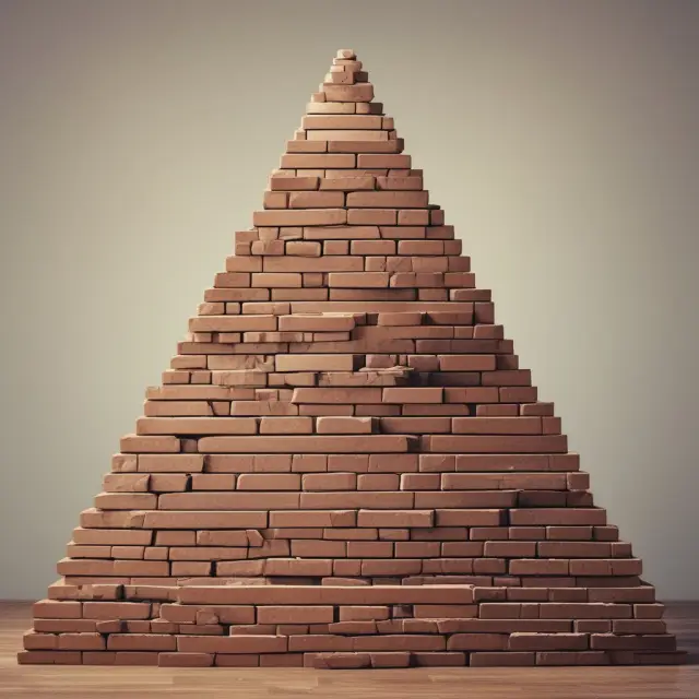 An image of capitalized interest represented as bricks with mortar, symbolizing the addition to the carrying value of long-term assets
