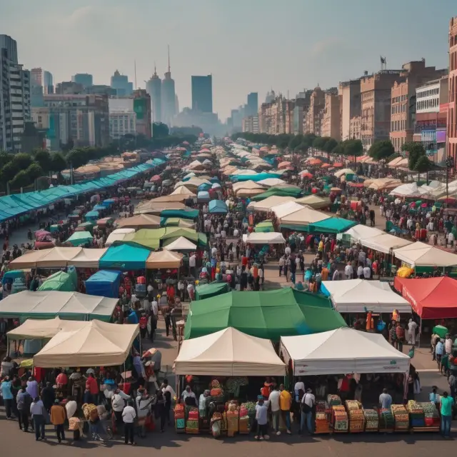 A vibrant, international carbon market with countries selling and buying carbon credits to reduce greenhouse gas emissions