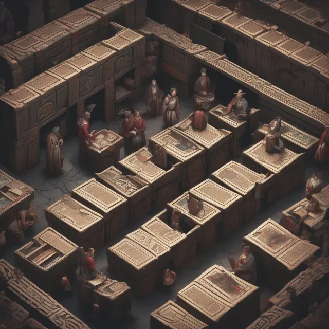A clandestine carding forum scene, showing hackers exchanging stolen cards, fullz and other illicit data.