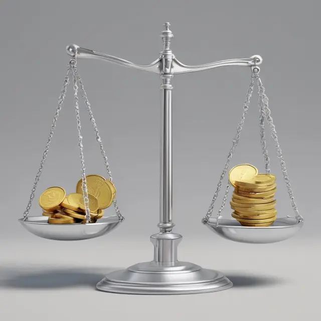 Golden carried interest coins vs. Silver ordinary income coins on a scale, symbolizing the controversy surrounding carried interest taxation