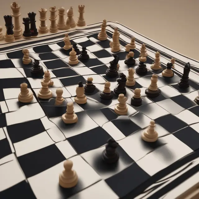 An ethical chessboard populated by pieces representing carried interest, taxation, and transparency, highlighting the debate surrounding this controversial performance fee.
